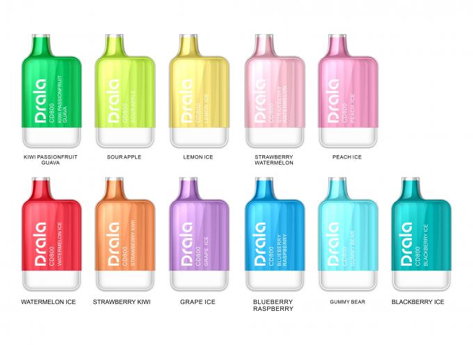 Слойка устранимое Vape 2ml катушки 800 сетки тип поручать батареи 550 MAh c 0